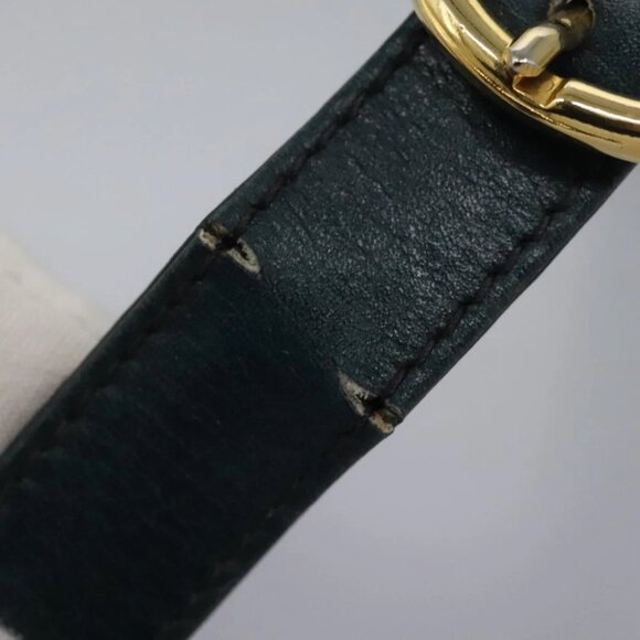 CELINE C Sulky Shoulder Bag PVC Navy Gold - Picture 11 of 15